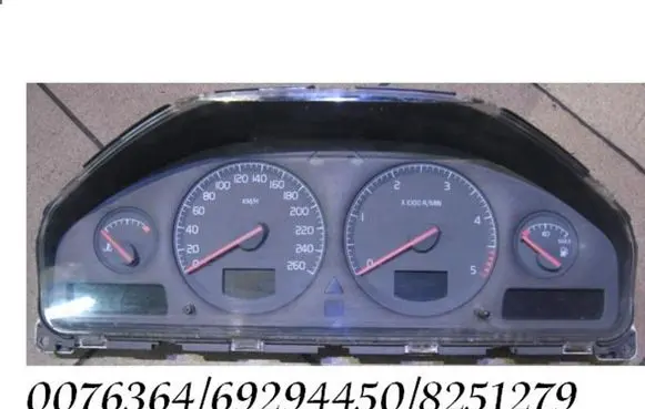 Volvo S80 Speedometer (instrument cluster) 0076364 69294450