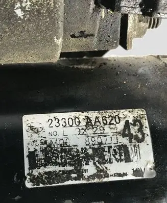 Subaru Legacy Starter motor 23300AA620 890711