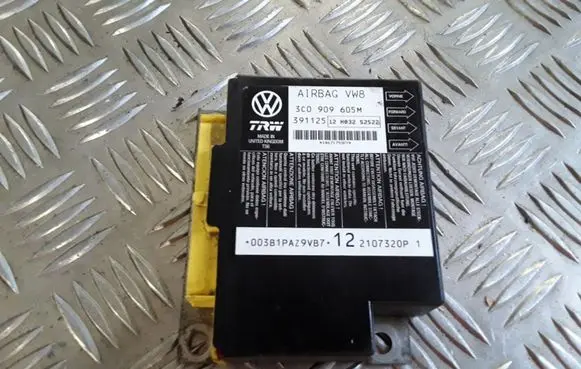 Volkswagen PASSAT B6 Airbag control unit/module 3C0909605M 12H032S2522