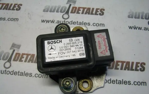 Mercedes-Benz A W168 ESP acceleration yaw rate sensor 0265005219