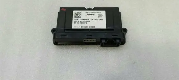 Tesla Model S Sunroof control unit/module 100751200C