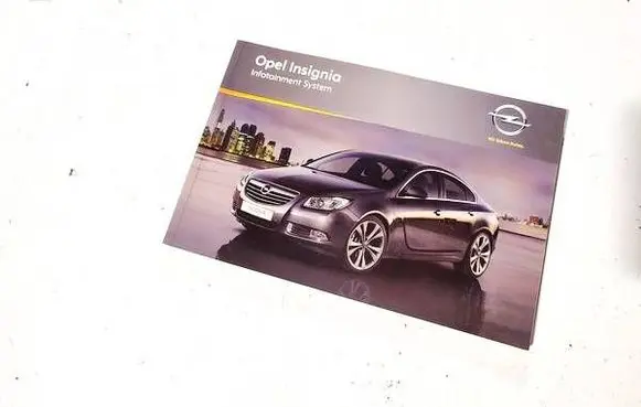 Opel Insignia A Owners service history hand book 