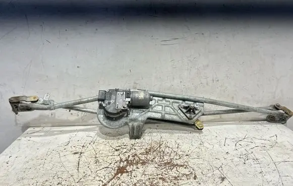Volkswagen Touareg I Front wiper linkage and motor 7M3955119