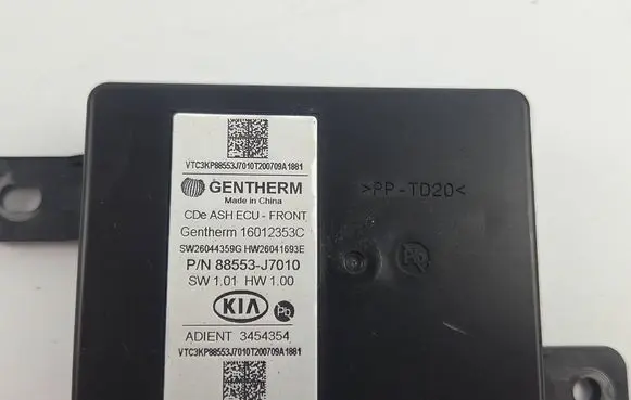 KIA Ceed Seat control module 88553J7010 16012353C