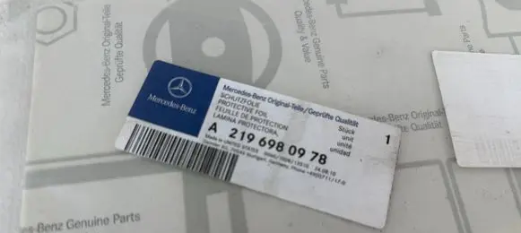Mercedes-Benz CLS AMG C219 Rear door sound insulation A2196980978