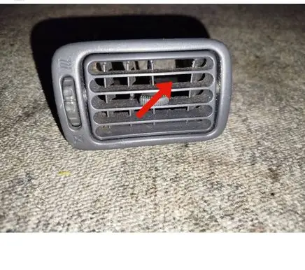 Toyota Corolla E110 Dash center air vent grill 5565012230