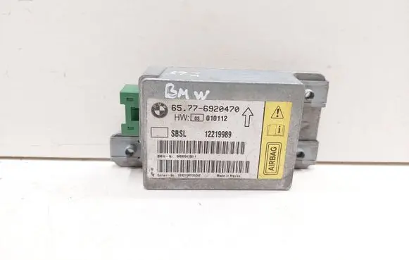 BMW 7 E65 E66 Airbag control unit/module 65776920470 6920470 12219989