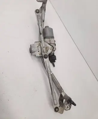 Volkswagen Polo IV 9N3 Front wiper linkage and motor 0390241524 058021026 6Q1955119A