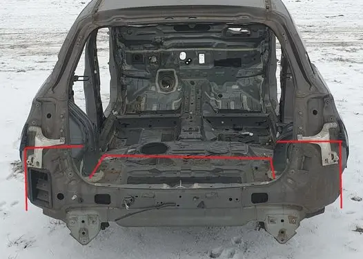 Citroen C4 Aircross Rear bodywork LAK.KER
