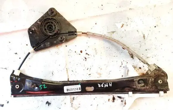 Sliding door window regulator with motor
