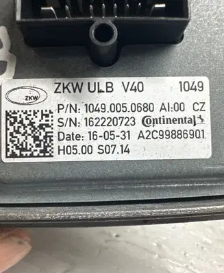 Volvo V40 Light module LCM 10490050680 162220723 A2C99886901
