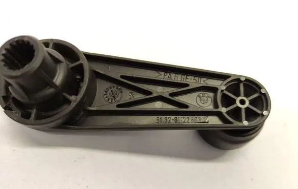 BMW 3 E46 Rear door window winding handle 513281225032 81225032
