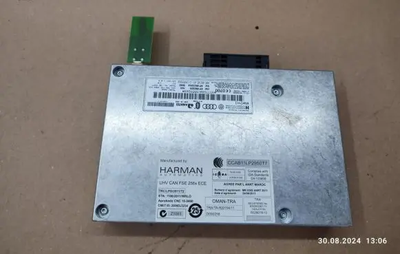 Audi A3 S3 A3 Sportback 8P Bluetooth control unit module 8P1862335