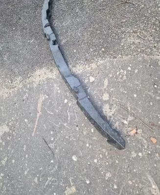 Front bumper foam support bar