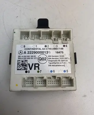 Mercedes-Benz GLC X253 C253 Door control unit/module A2229000013