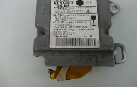Renault Kangoo I Airbag control unit/module 7700313267