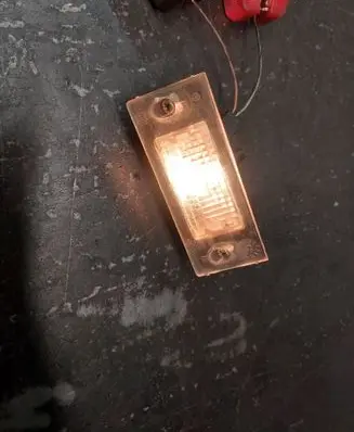Audi A4 S4 B5 8D Number plate light 8D0943021C