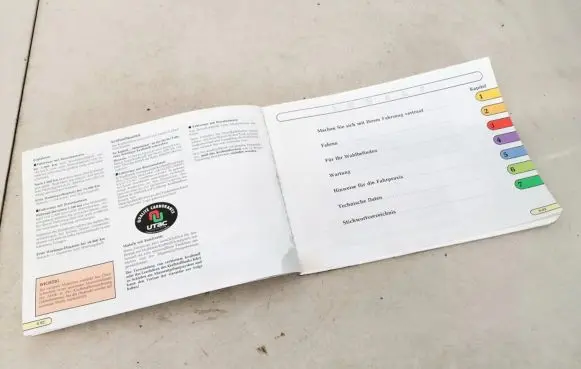 Renault Megane I Owners service history hand book 