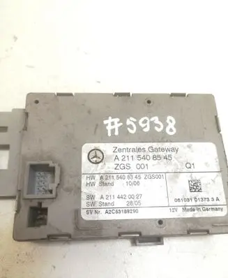 Mercedes-Benz CLS C219 Gateway control module A2115408545