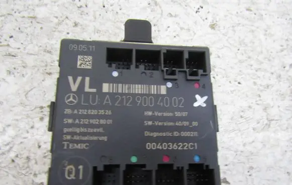 Mercedes-Benz E W212 Door control unit/module A2129004002