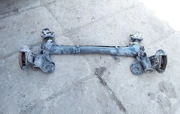 Opel Corsa F Rear axle beam 9838305780