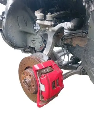 Audi A6 S6 C6 4F Front shock absorber with coil spring