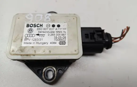 Audi A4 S4 B8 8K ESP acceleration yaw rate sensor 8K0907637A 0265005667