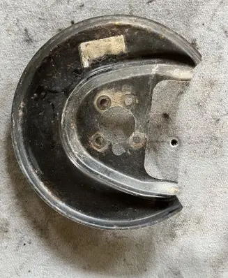 Opel Agila A Rear brake disc plate dust cover 