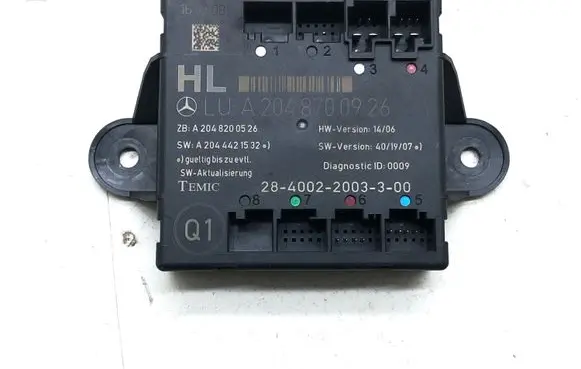 Mercedes-Benz C W204 Door control unit/module A2048200526 A2044421532 A2048700926