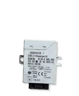 BMW 5 E39 Immobilizer control unit/module 61356905666 110187 05393245
