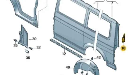 Volkswagen Multivan T5 Complete body kit 7E0809391A
