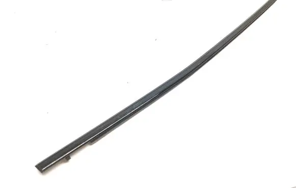 Front door glass trim molding