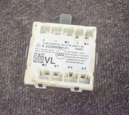 Mercedes-Benz C W205 Door control unit/module A2229015403 A2C7452850700