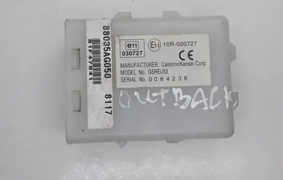 Subaru Outback Door central lock control unit/module 88035AG050 10R020727 GSREU52