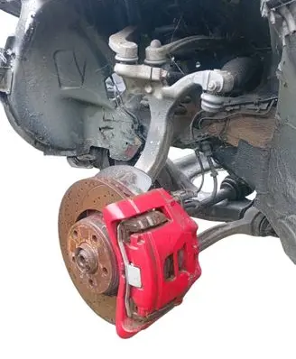 Audi A6 S6 C6 4F Front shock absorber with coil spring