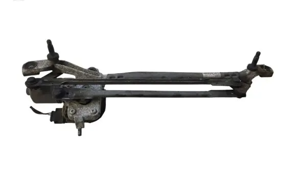 Front wiper linkage and motor