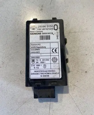 Nissan X-Trail T30 Door central lock control unit/module 285963Y50 43392MHZ 5WK46472B