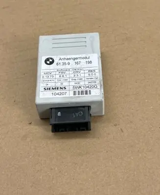 BMW 5 E60 E61 Tow bar trailer control unit/module 61359167198 5WK10420G 104207