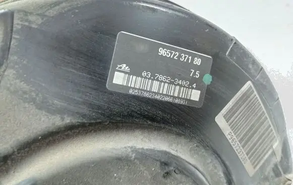 Peugeot 407 Brake booster 9657237180 03786234024