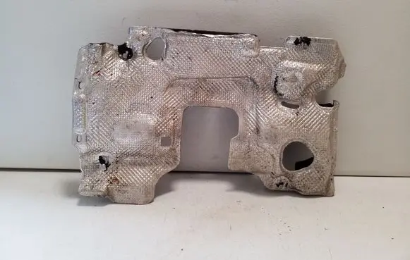 Heat shield in engine bay