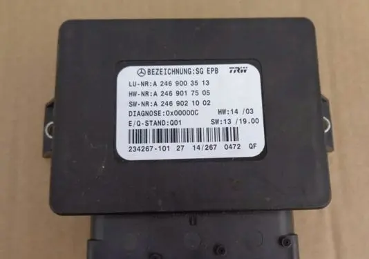 Mercedes-Benz B W246 W242 Hand brake control module A2469003513