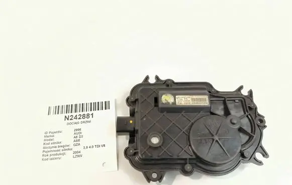 Audi A8 S8 D3 4E Front door soft close latching motor 4E0837059 N4E027369
