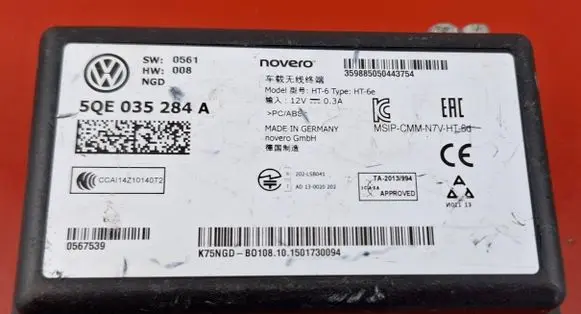 Volkswagen Golf VII Phone control unit/module 5QE035284A
