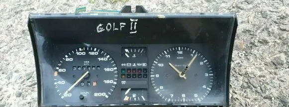 Volkswagen Golf II Speedometer (instrument cluster) 191919033ME