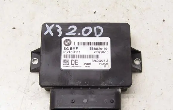 BMW X3 F25 Hand brake control module 32620276