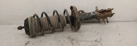 Front shock absorber with coil spring
