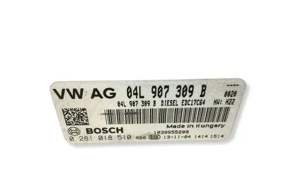 Volkswagen Golf VII Engine control unit/module 04L907309B