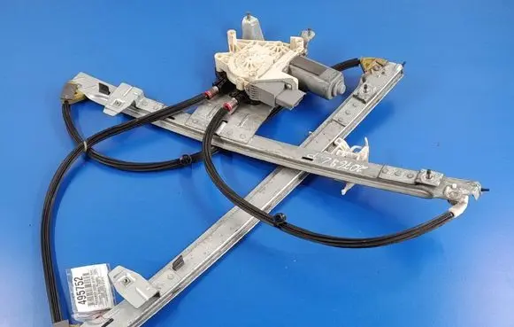 Front door window regulator with motor