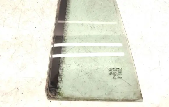 Rear vent window glass