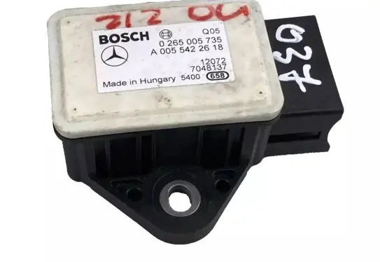 Mercedes-Benz E W212 ESP acceleration yaw rate sensor A0055422618 7048137 0265005735